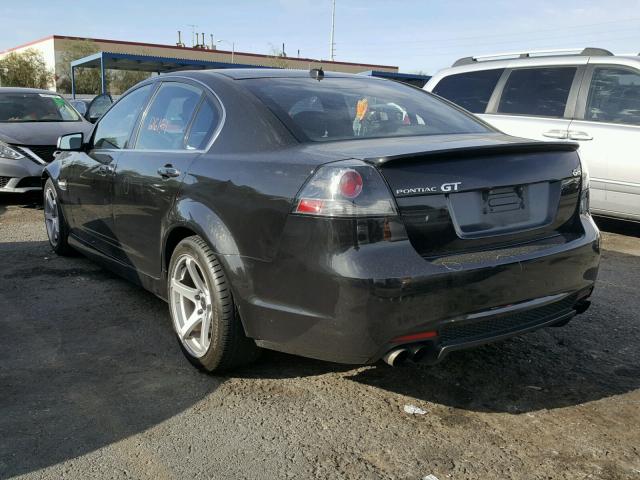 6G2EC57Y79L158389 - 2009 PONTIAC G8 GT BLACK photo 3