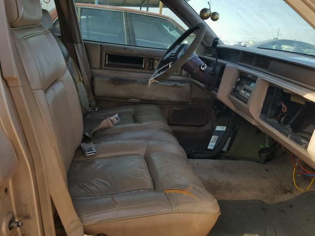 1G6CD5152K4309721 - 1989 CADILLAC DEVILLE BROWN photo 5