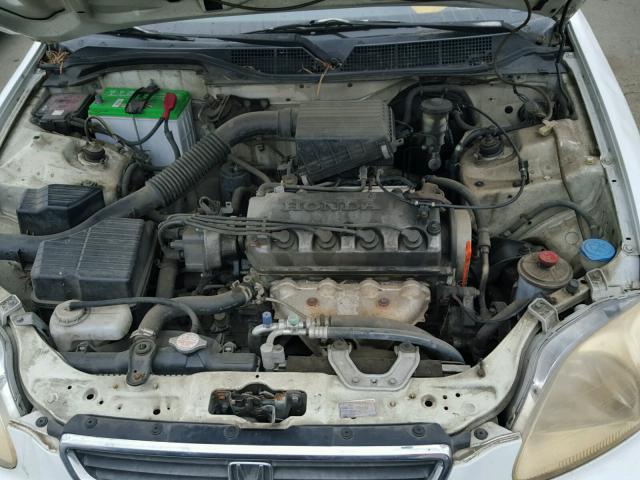 2HGEJ6624VH514324 - 1997 HONDA CIVIC DX WHITE photo 7