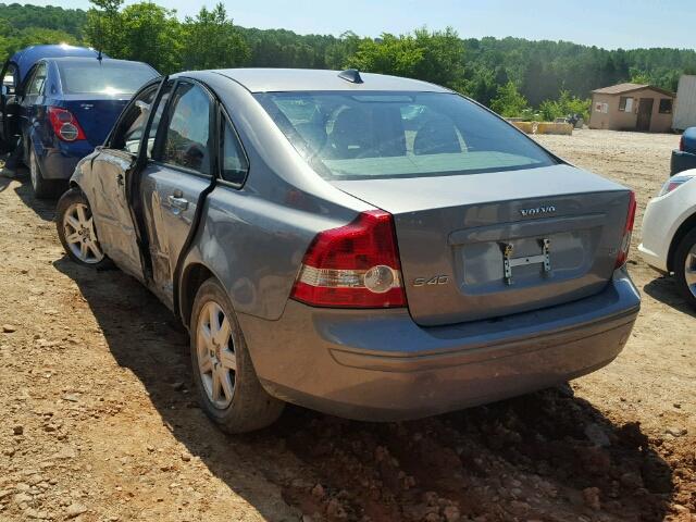 YV1MS382662170437 - 2006 VOLVO S40 2.4I GRAY photo 3