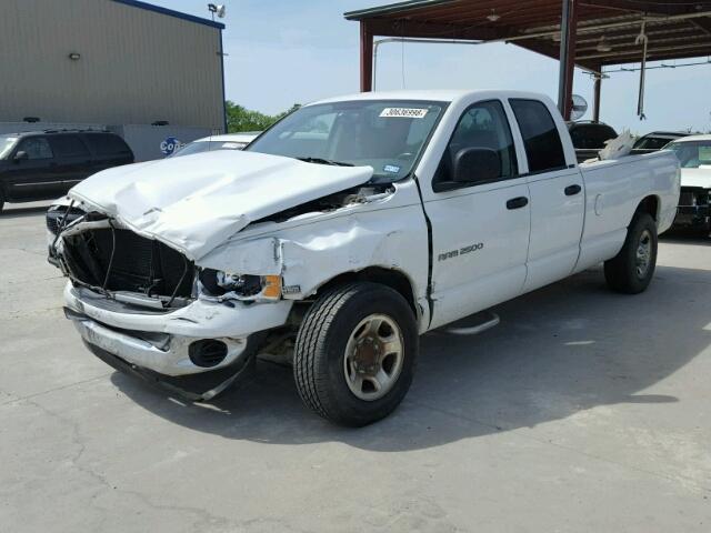 3D7KA28D53G793469 - 2003 DODGE RAM 2500 S WHITE photo 2