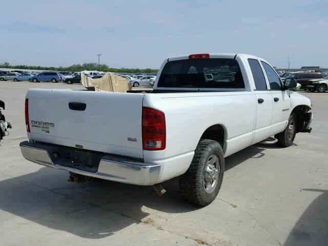 3D7KA28D53G793469 - 2003 DODGE RAM 2500 S WHITE photo 4