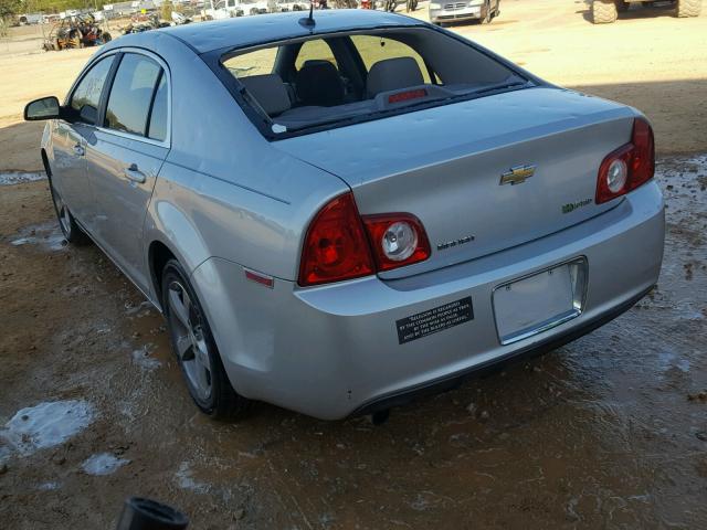 1G1ZF57539F113528 - 2009 CHEVROLET MALIBU HYB SILVER photo 3