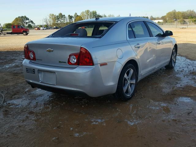 1G1ZF57539F113528 - 2009 CHEVROLET MALIBU HYB 银色 照片 4