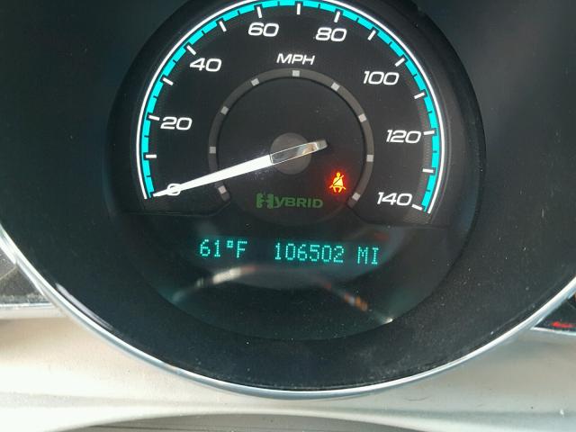 1G1ZF57539F113528 - 2009 CHEVROLET MALIBU HYB 银色 照片 8