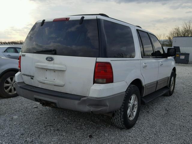 1FMRU15W03LA80123 - 2003 FORD EXPEDITION WHITE photo 4