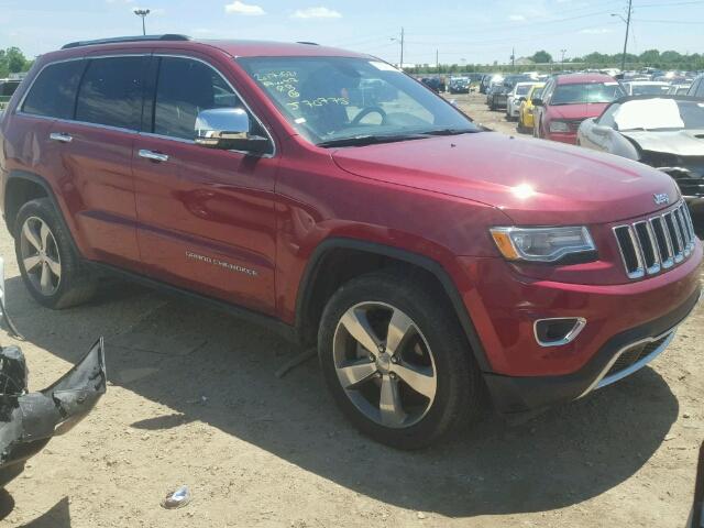 1C4RJFBG3EC570775 - 2014 JEEP GRAND CHER RED photo 1