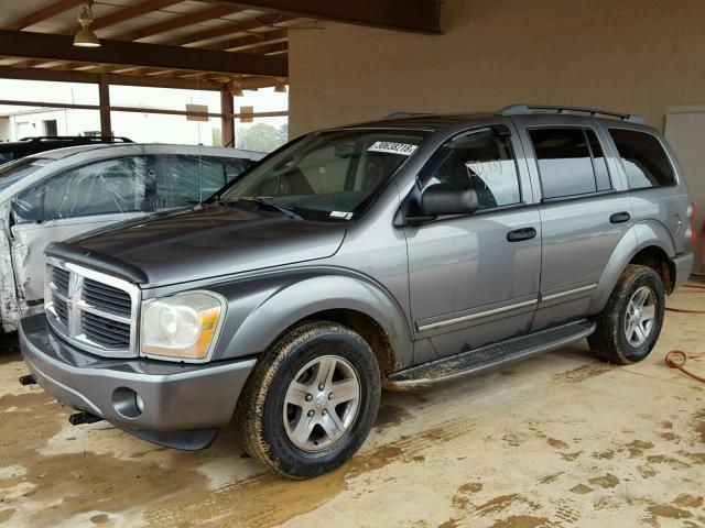 1D8HB58D15F504239 - 2005 DODGE DURANGO LI GRAY photo 2