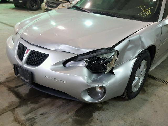 2G2WP552981171248 - 2008 PONTIAC GRAND PRIX SILVER photo 9