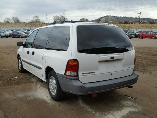 2FMZA5140YBA89626 - 2000 FORD WINDSTAR L WHITE photo 3