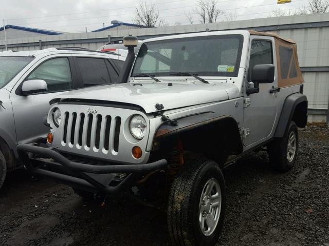 1J4AA2D1XAL224838 - 2010 JEEP WRANGLER S SILVER photo 2