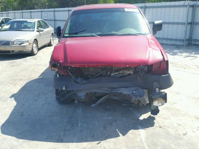 1FTRF12247NA84749 - 2007 FORD F150 RED photo 9