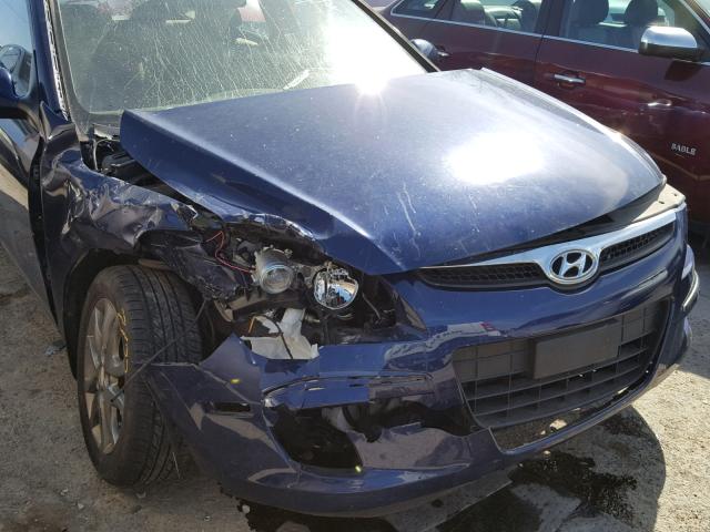 KMHDC8AE6CU136627 - 2012 HYUNDAI ELANTRA TO BLUE photo 9