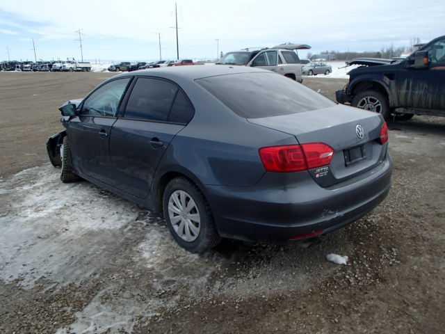 3VW1K7AJ8DM445438 - 2013 VOLKSWAGEN JETTA BASE 灰色 照片 3