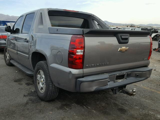 3GNEC12038G251559 - 2008 CHEVROLET AVALANCHE CHARCOAL photo 3