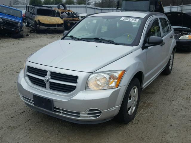 1B3HB28B17D525460 - 2007 DODGE CALIBER SILVER photo 2