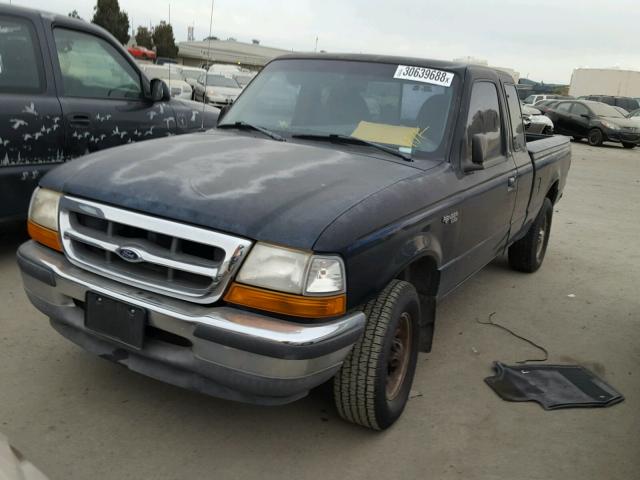 1FTYR14X5WPA85391 - 1998 FORD RANGER SUP BLACK photo 2