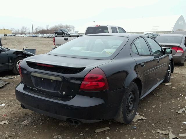 2G2WP522441350912 - 2004 PONTIAC GRAND PRIX BLACK photo 4