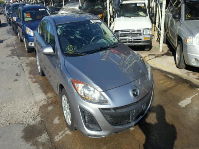 JM1BL1VG1B1435490 - 2011 MAZDA MAZDA3I SILVER photo 1