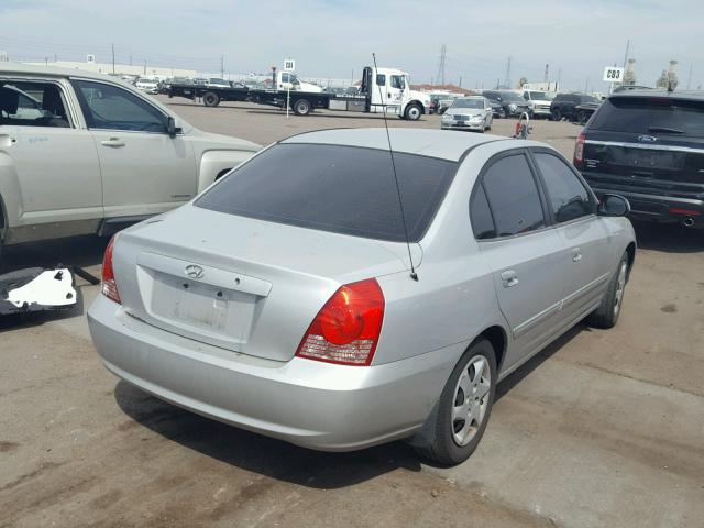 KMHDN46D06U367241 - 2006 HYUNDAI ELANTRA GL SILVER photo 4