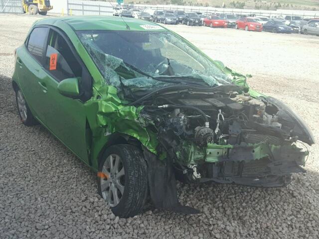 JM1DE1HY2B0109842 - 2011 MAZDA MAZDA2 GREEN photo 1