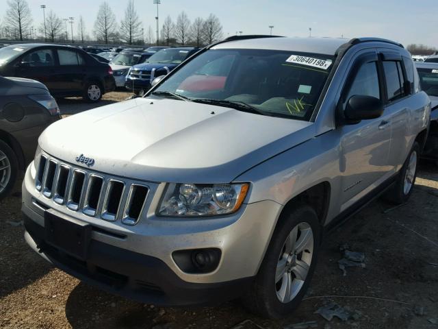 1C4NJDBB8DD263005 - 2013 JEEP COMPASS SP SILVER photo 2