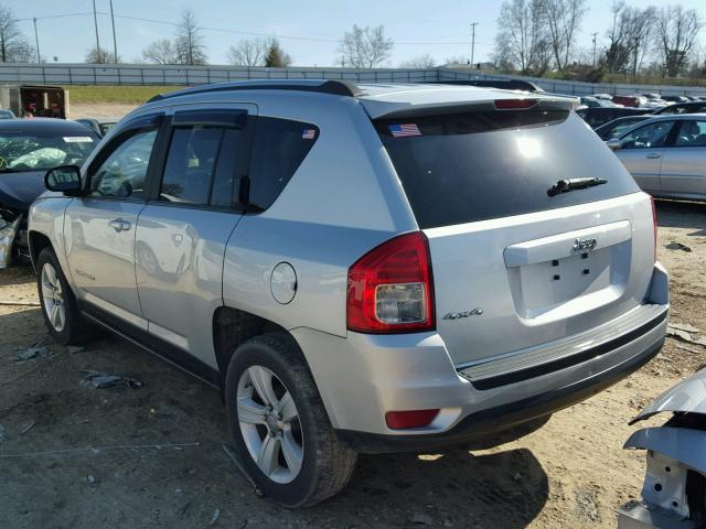 1C4NJDBB8DD263005 - 2013 JEEP COMPASS SP SILVER photo 3