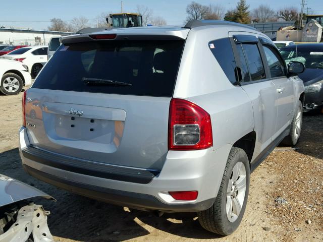 1C4NJDBB8DD263005 - 2013 JEEP COMPASS SP SILVER photo 4