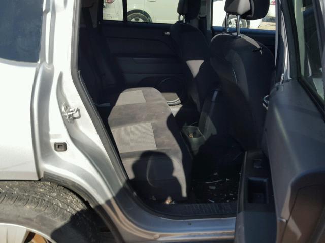 1C4NJDBB8DD263005 - 2013 JEEP COMPASS SP SILVER photo 6