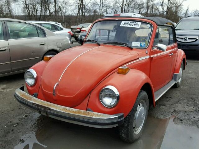 1562155978 - 1976 VOLKSWAGEN BEETLE ORANGE photo 2