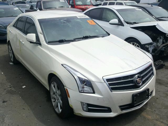 1G6AC5SX9D0133027 - 2013 CADILLAC ATS PERFOR WHITE photo 1