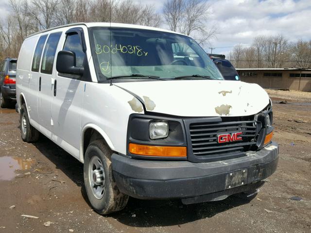 1GTGG25C691155877 - 2009 GMC SAVANA G25 WHITE photo 1