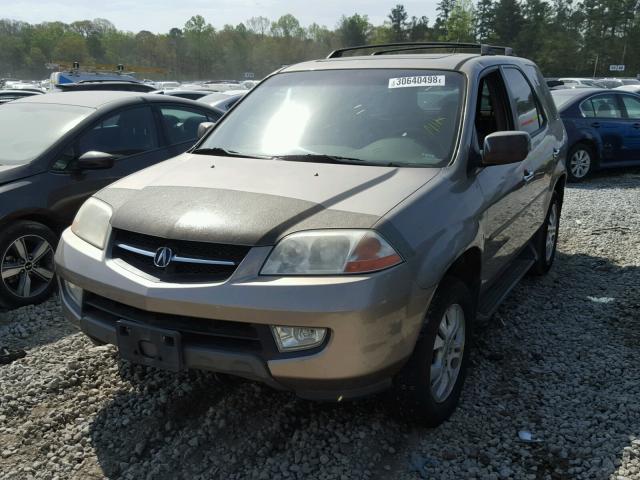 2HNYD18273H547456 - 2003 ACURA MDX GOLD photo 2