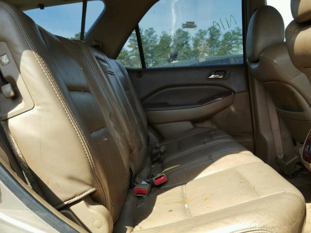 2HNYD18273H547456 - 2003 ACURA MDX GOLD photo 6