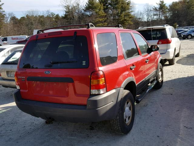 1FMCU04152KB65629 - 2002 FORD ESCAPE XLT RED photo 4