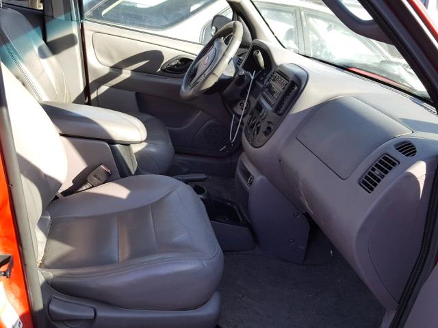1FMCU04152KB65629 - 2002 FORD ESCAPE XLT RED photo 5