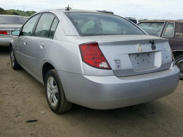 1G8AJ58F37Z153690 - 2007 SATURN ION LEVEL SILVER photo 3