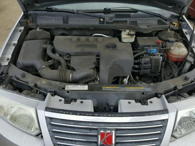 1G8AJ58F37Z153690 - 2007 SATURN ION LEVEL SILVER photo 7
