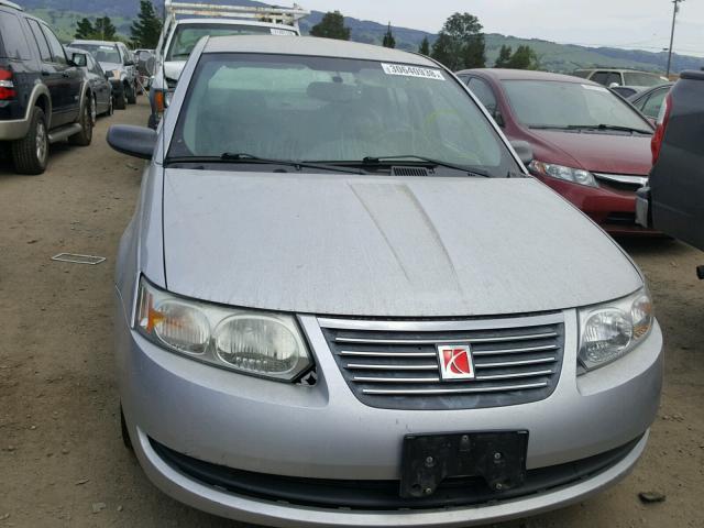 1G8AJ58F37Z153690 - 2007 SATURN ION LEVEL SILVER photo 9