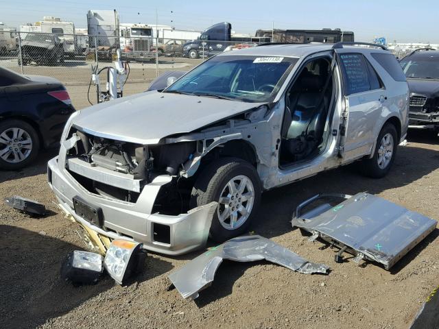 1GYEE637480125625 - 2008 CADILLAC SRX SILVER photo 2