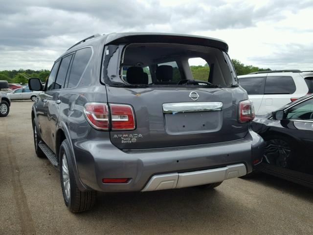 JN8AY2NC2JX501349 - 2018 NISSAN ARMADA SV GRAY photo 3