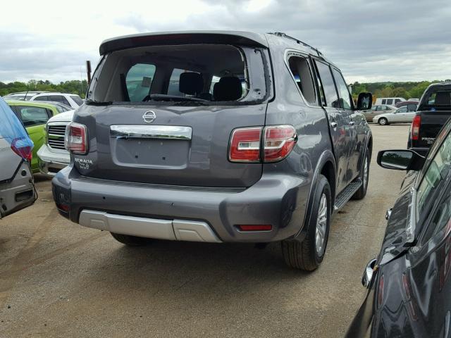 JN8AY2NC2JX501349 - 2018 NISSAN ARMADA SV GRAY photo 4