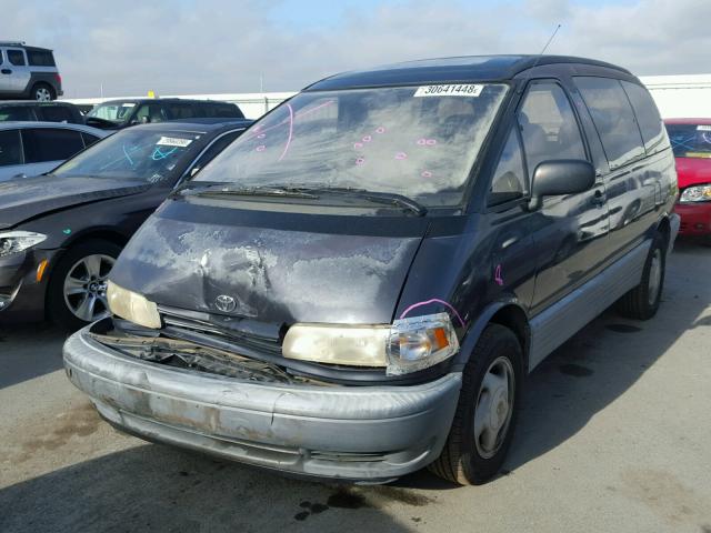 JT3AC14R6S1178314 - 1995 TOYOTA PREVIA LE BLACK photo 2