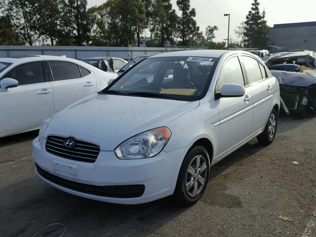 KMHCN4AC3AU463139 - 2010 HYUNDAI ACCENT GLS WHITE photo 2