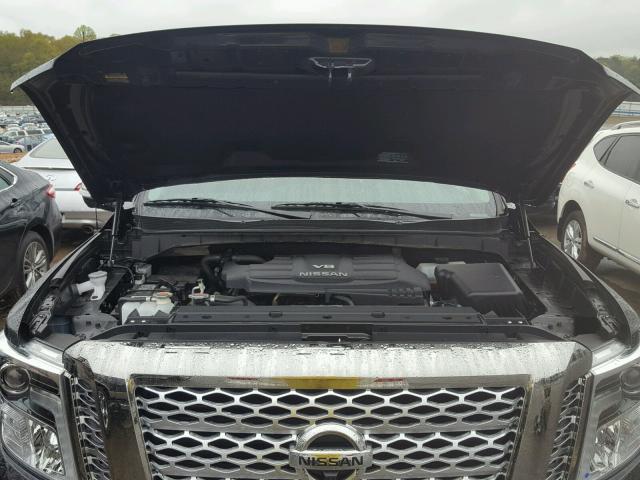 1N6AA1E67HN503962 - 2017 NISSAN TITAN SV BLACK photo 7