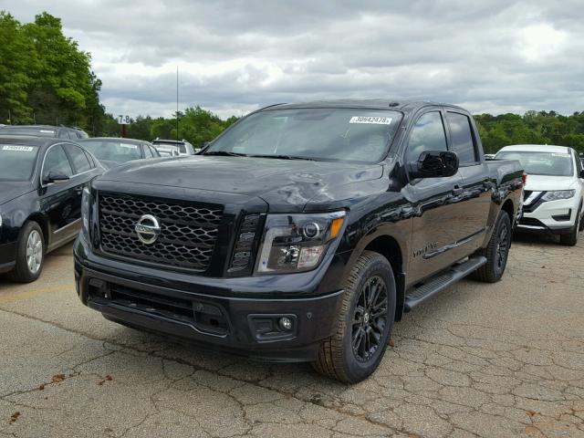 1N6AA1E68JN519321 - 2018 NISSAN TITAN SV BLACK photo 2