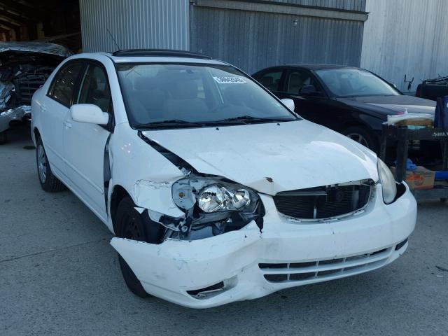 1NXBR32E04Z322401 - 2004 TOYOTA COROLLA CE WHITE photo 1