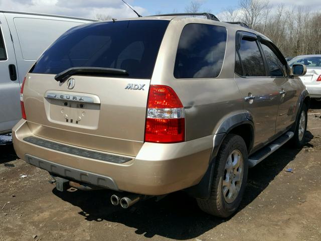 2HNYD18681H000406 - 2001 ACURA MDX TOURIN GOLD photo 4