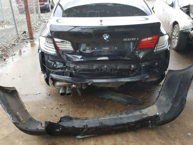 WBAXH5C58CDW09441 - 2012 BMW 528 XI BLACK photo 9