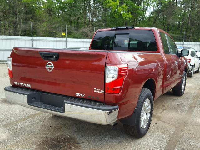 1N6AA1CJ3HN564331 - 2017 NISSAN TITAN S RED photo 4